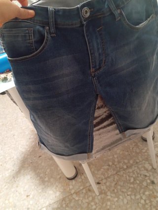 Pantalón vaquero corto hombre