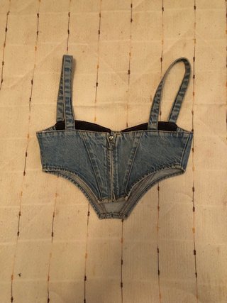 Top vaquero denim