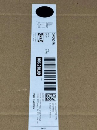Mesa Comedor Ikea Skogsta Madera y Metal