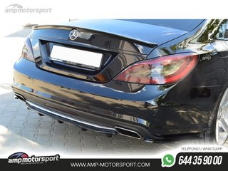 AÑADIDO DE DIFUSOR MERCEDES CLS C218 2011-2014 LOOK CARBONO