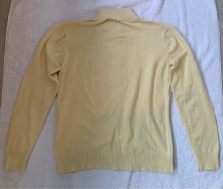 Chaqueta punto Lacoste cremallera amarilla Talla S
