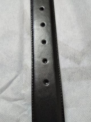 Cintura Calvin Klein Pelle Uomo Nera Argento