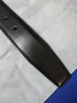 Cintura Calvin Klein Pelle Uomo Nera Argento