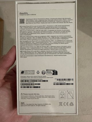 iPhone 16 Pro 256GB Gris 100% bateria