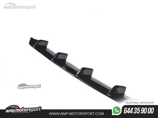 DIFUSOR TRASERO MERCEDES A W176 2013-2015 NEGRO BRILLO