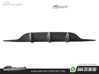 DIFUSOR TRASERO MERCEDES C C205 63 AMG COUPE 2014-2018 NEGRO BRILLO