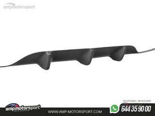 DIFUSOR TRASERO MERCEDES C C205 63 AMG COUPE 2014-2018 NEGRO BRILLO