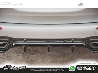 DIFUSOR TRASERO MERCEDES E W213 E63 AMG 2017-- NEGRO BRILLO