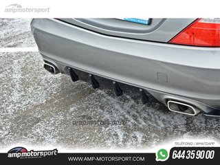 DIFUSOR TRASERO MERCEDES SLK R172 2011-2015 NEGRO BRILLO