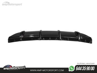 DIFUSOR TRASERO MERCEDES SLK R172 2011-2015 NEGRO BRILLO