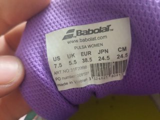 Zapatillas deportivas Babolat mujer morado/blanco