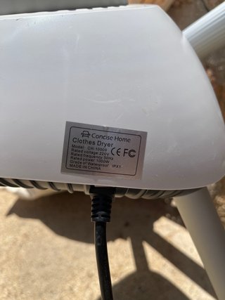 Secador Ropa Vertical Eléctrico