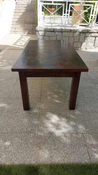 MESA DE MADERA MACIZA