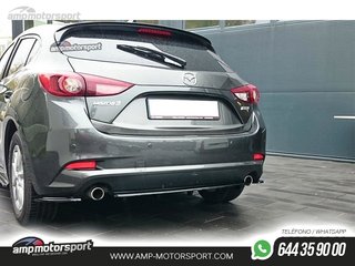 AÑADIDO DE DIFUSOR MAZDA 3 2017-- NEGRO BRILLO
