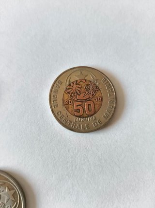 Lote 4 monedas Mauritania