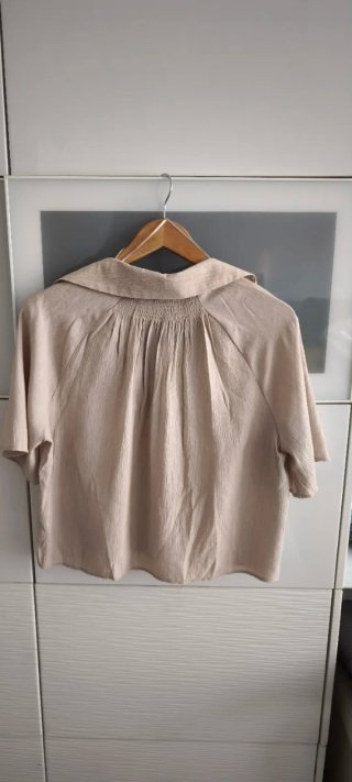 Conjunto Zara Camisa y Pantalón Beige