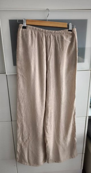 Conjunto Zara Camisa y Pantalón Beige