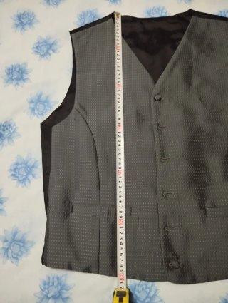 Chaleco de vestir hombre gris