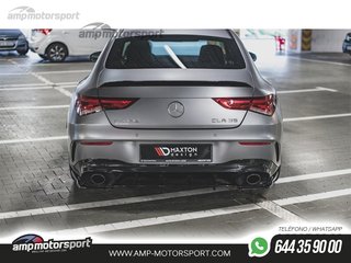 DIFUSOR TRASERO MERCEDES CLA C118 35 AMG AERO 2019-- NEGRO MATE