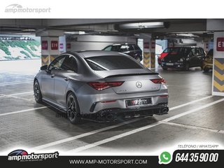 DIFUSOR TRASERO MERCEDES CLA C118 35 AMG AERO 2019-- NEGRO MATE