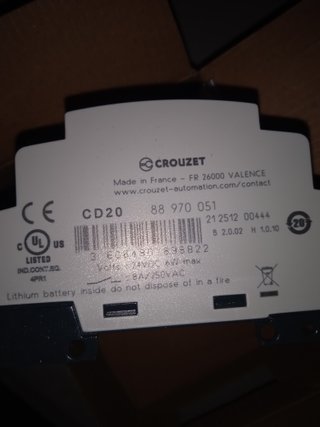 Nuevo....PLC Crouzet Millenium 3 CD20 (8 Salidas)