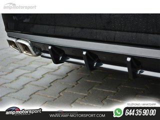 DIFUSOR TRASERO MERCEDES E W212 E63 AMG 2009-2012 NEGRO MATE