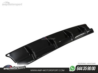 DIFUSOR TRASERO MERCEDES E W212 E63 AMG 2009-2012 NEGRO MATE