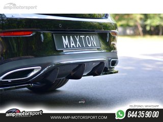 DIFUSOR TRASERO MERCEDES E W213 COUPE 2017-- NEGRO MATE