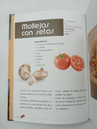 Libro cocina Carnes rojas, blancas , guarniciones
