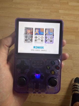 Consola Retro R36SX Morada