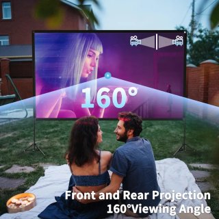 Pantalla Proyector 120" 4K con Trípode