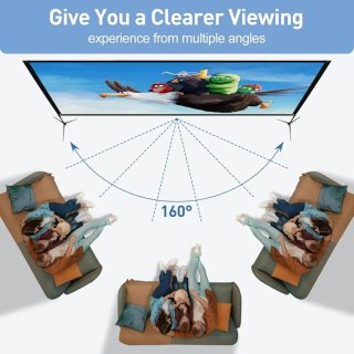 Pantalla Proyector 120" 4K con Trípode