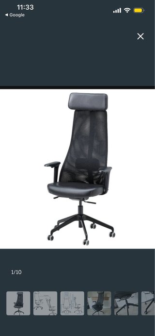 Silla de trabajo ergonómica JÄRVFJÄLLET IKEA