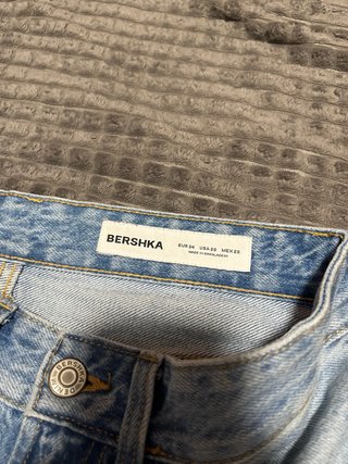 Pantalón Vaquero Bershka Azul