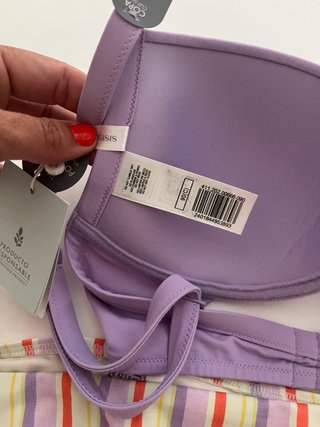 Bikini Rayas Multicolor varias tallas sujetador