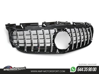 PARRILLA DELANTERA PANAMERICANA GTR PARA MERCEDES SLC R172 2011-2016 - CROMO
