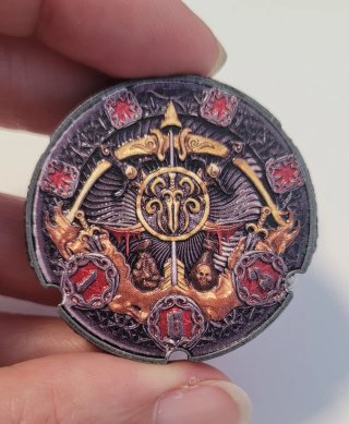 Dado FLIPDIE D6 Moneda Metálico