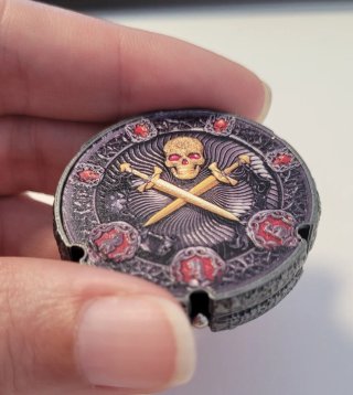 Dado FLIPDIE D6 Moneda Metálico