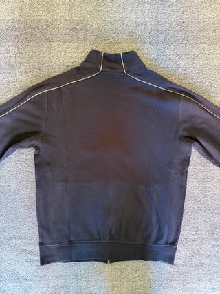 Felpa Champion Blu/Grigio Zip Intera
