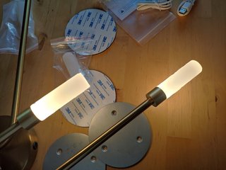 Applique da interno a batteria, 2pezzi