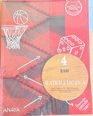 LIBROS 4ESO OFERTÓN SOLO hasta 20Jun!!!!