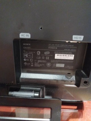 Monitor Sony Negro
