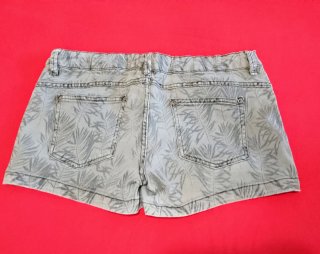 Pantaloncini donna fantasia foglia taglia 46
