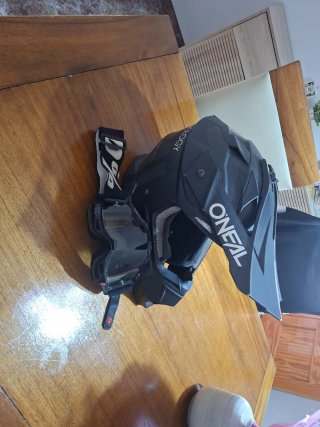 Casco Motocross O'Neal Negro