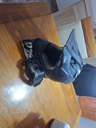 Casco Motocross O'Neal Negro