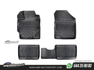 ALFOMBRILLAS DE GOMA RIZLINE PARA TOYOTA YARIS 2014-2020