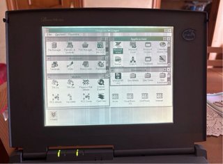 AST Bravo NB 4 Notebook Vintage 486 raro