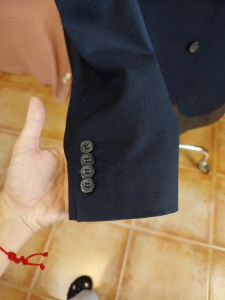 Traje Zara azul oscuro