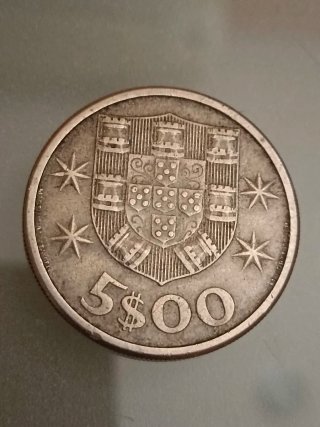 5 Escudos Portugal 1963
