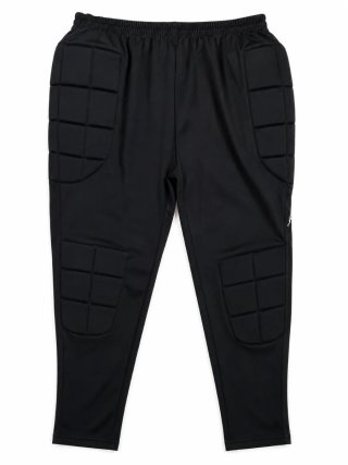 Pantalón portero fútbol acolchado negro
